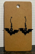 Black Bat Earrings