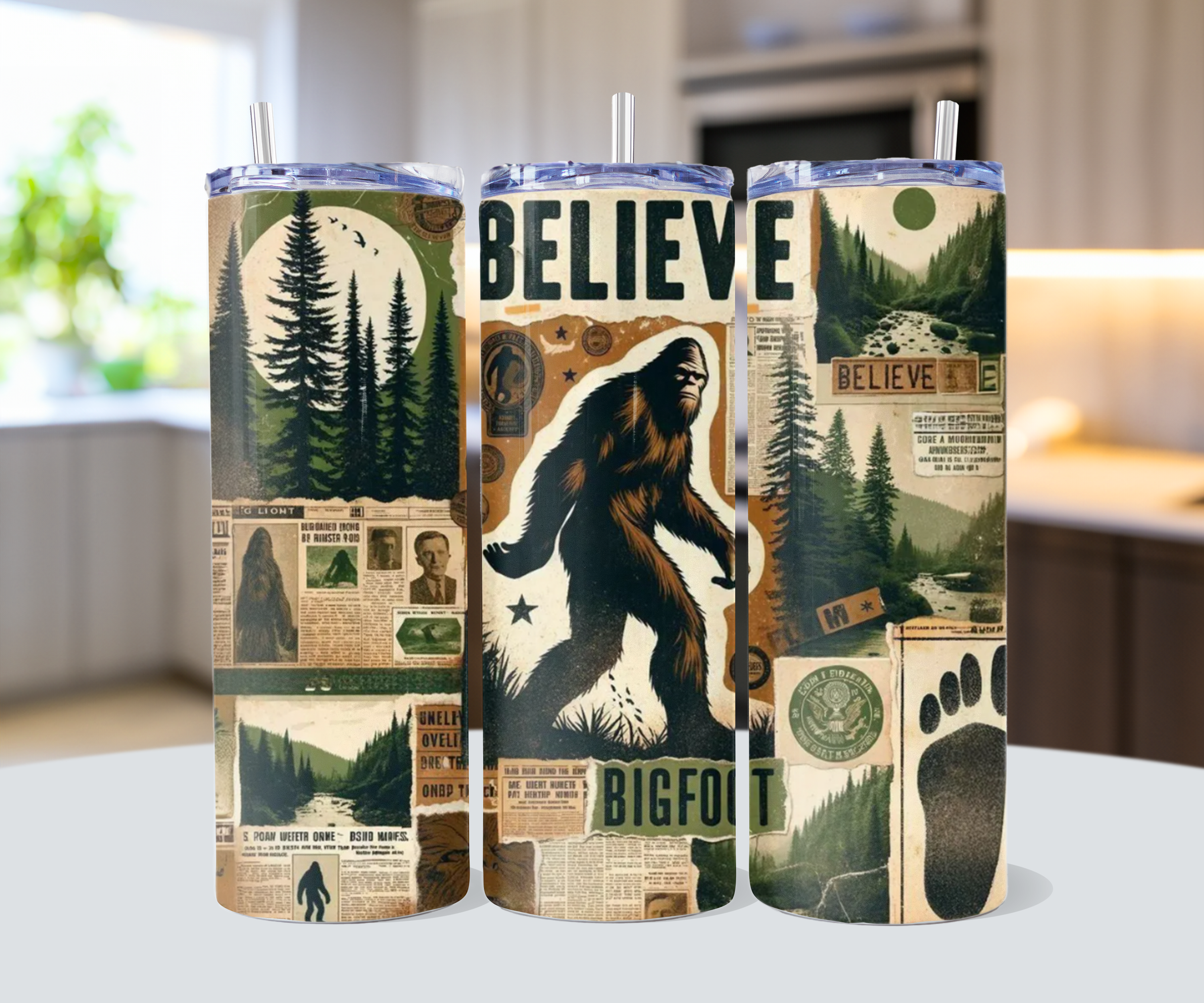 Bigfoot Believe Tumbler