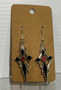 Silver Cross Earrings - #1