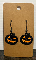 Black Pumpkin Earrings