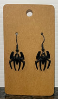 Black Spider Earrings