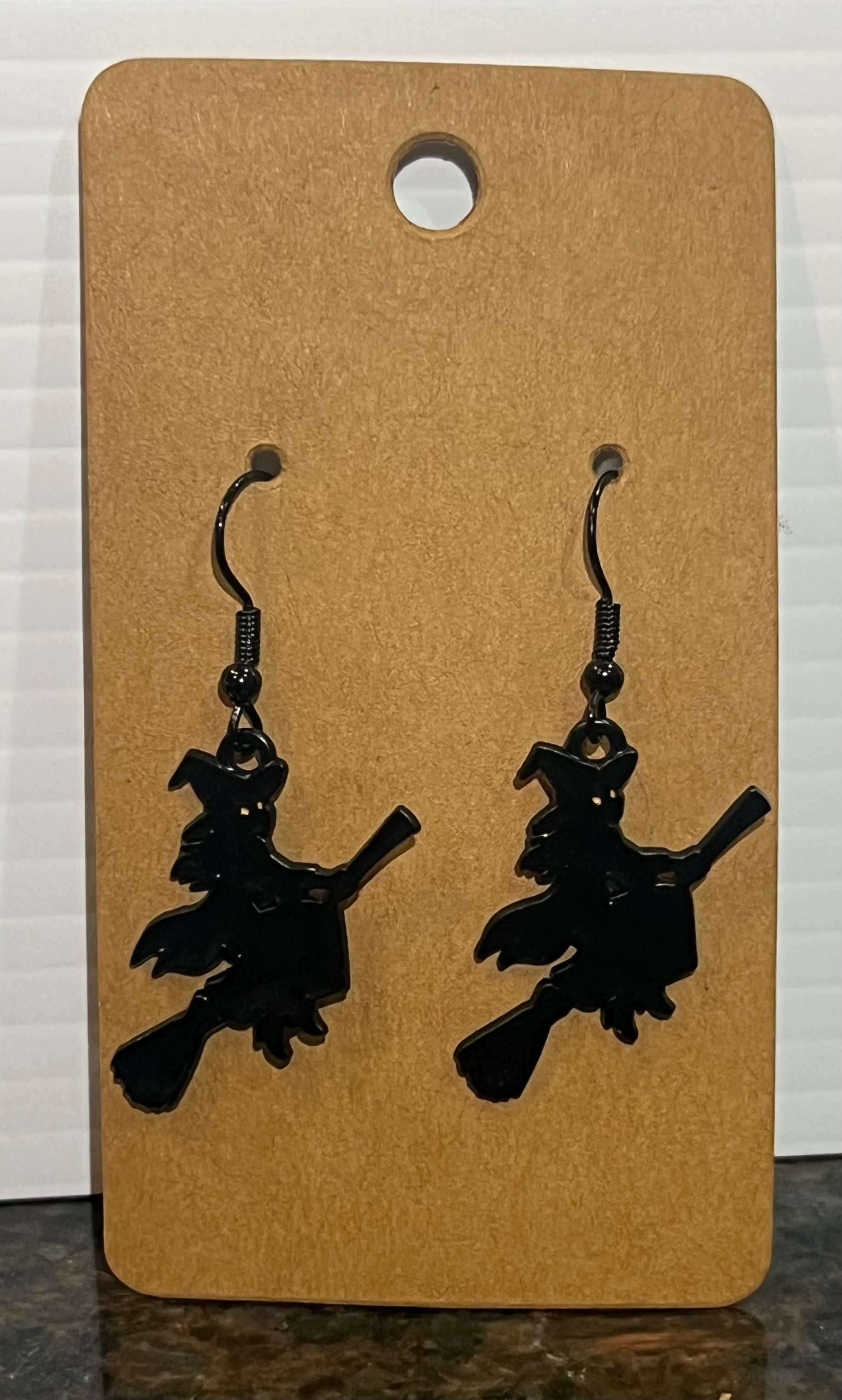 Black Witch Earrings